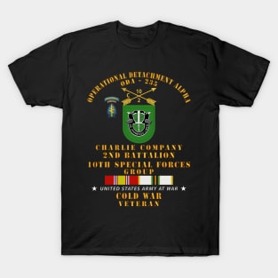 ODA 235 - C Co, 2nd Bn 10th SFG w COLD SVC T-Shirt